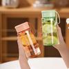 Leak-proof Single-layer Plastic Cups with Tea Strainer Carrying Rope Water Bottle Water Cup