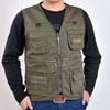 Men's Multi-Season Tactical Mesh Vest with Multi-Pockets for Fishing and Leisure