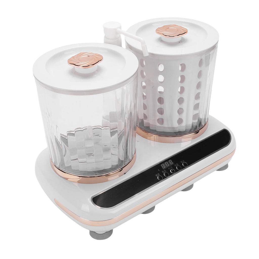 Underwear Washing Machine with Dual Cup Spin Dry Drain Pipe Rechargeable Portable Underwear Washer for Bathroom Home