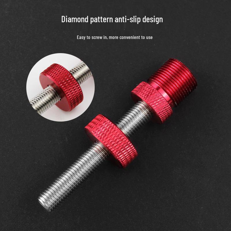 Bottom Bracket Anti-Loosening Fixing Screw and Spline Tool for Bicycle Square Hole Bracket Assembly/Disassembly