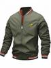 Men's Cross-Season Motorcycle Windbreaker Street Style Baseball Jacket