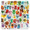 56 Cartoon Roboter Graffiti Aufkleber Niedliche Q-Version Kinder DIY Dekorative Aufkleber