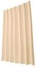 Univer Blackout Drape Ecoplane 100cm Wide X 178cm 1 Panel Curtain, 2, Ivory, Long,