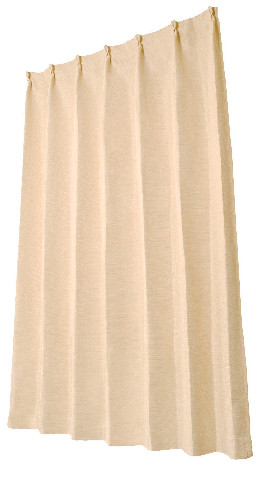 

Univer Blackout Drape Ecoplane 100cm Wide x 178cm 1 Panel Curtain, 2, Ivory, Long,