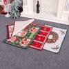 Christmas Decorations Rubber Knit Floor Mat Foot Mat Christmas Door Mat