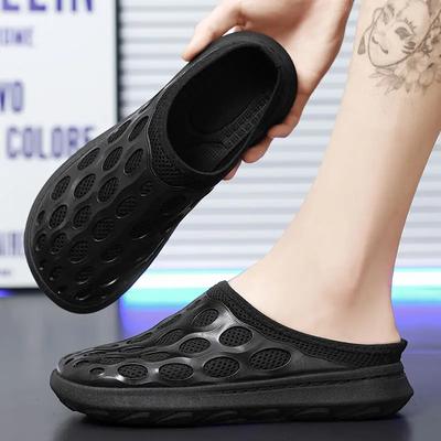 Slippers for Men Platform Outdoor Shoes Mascullino Fun Low Price Cheap Liquidation 2025 Style Original Pvc Adult Eva Sandals Man
