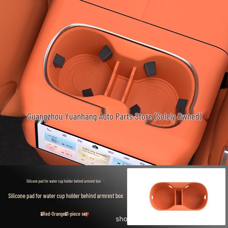 Silicone Cup Holder for Lynk & Co 900 Center Console Storage Box - Interior Accessory