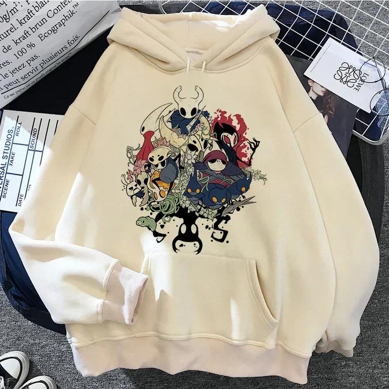 Hollow Knight Pánské mikiny Korea Ulzzang Grunge Y2k Estetické Fmale Podzimní a zimní pulovry Hoddies Grafický Streetwear