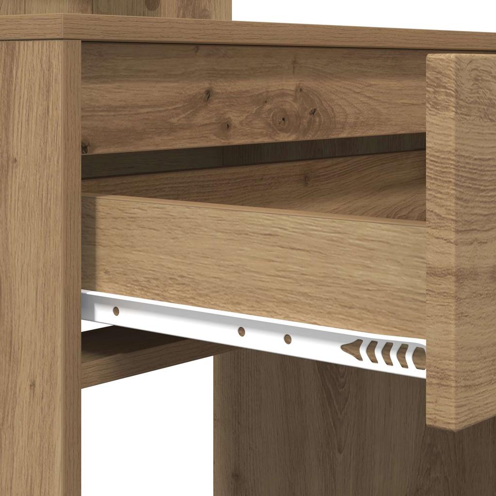 Bedroom Vanity Tables Artisan Oak 80 x 39.6 x 135 cm