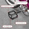 BUCKLOS 3 Bearing Bicycle Pedal CNC Aluminum Alloy Mountain Bike Pedals Non-slip Road Bike Pedal Ultralight MTB Pedals