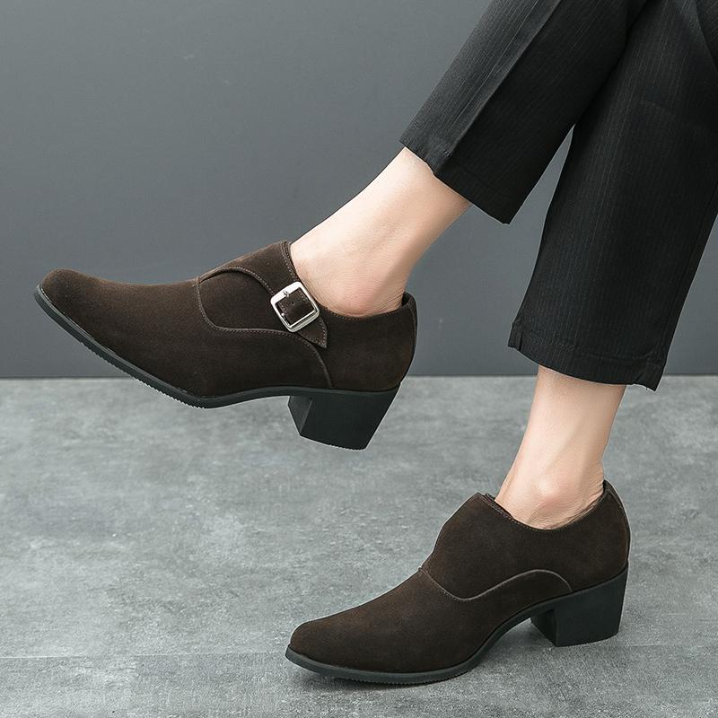 Fashion Fashionable and trendy men's height increasing shoes Casual Business Office Work Date Wedding Men's designer style shoes