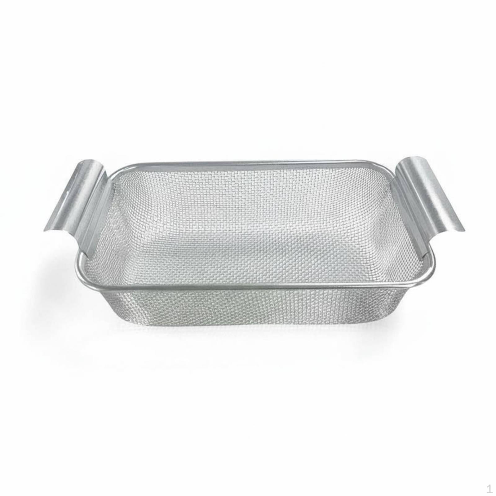 Cleaner Basket Stainless Steel Cleaning Electropolished Finish Jewelry Tray for