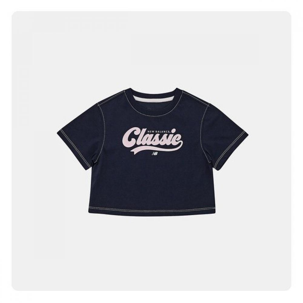 

New Balance Kids Nbgc Life Girls Crop T shirT Nk9ee2801g Navy (59)Navy/110