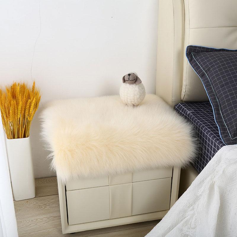 Soft Fluffy Faux Fur Carpets For Display Dressing Table Mat Home Decor Shaggy Fur Rugs Photography Background Cloth Fluffy Rug