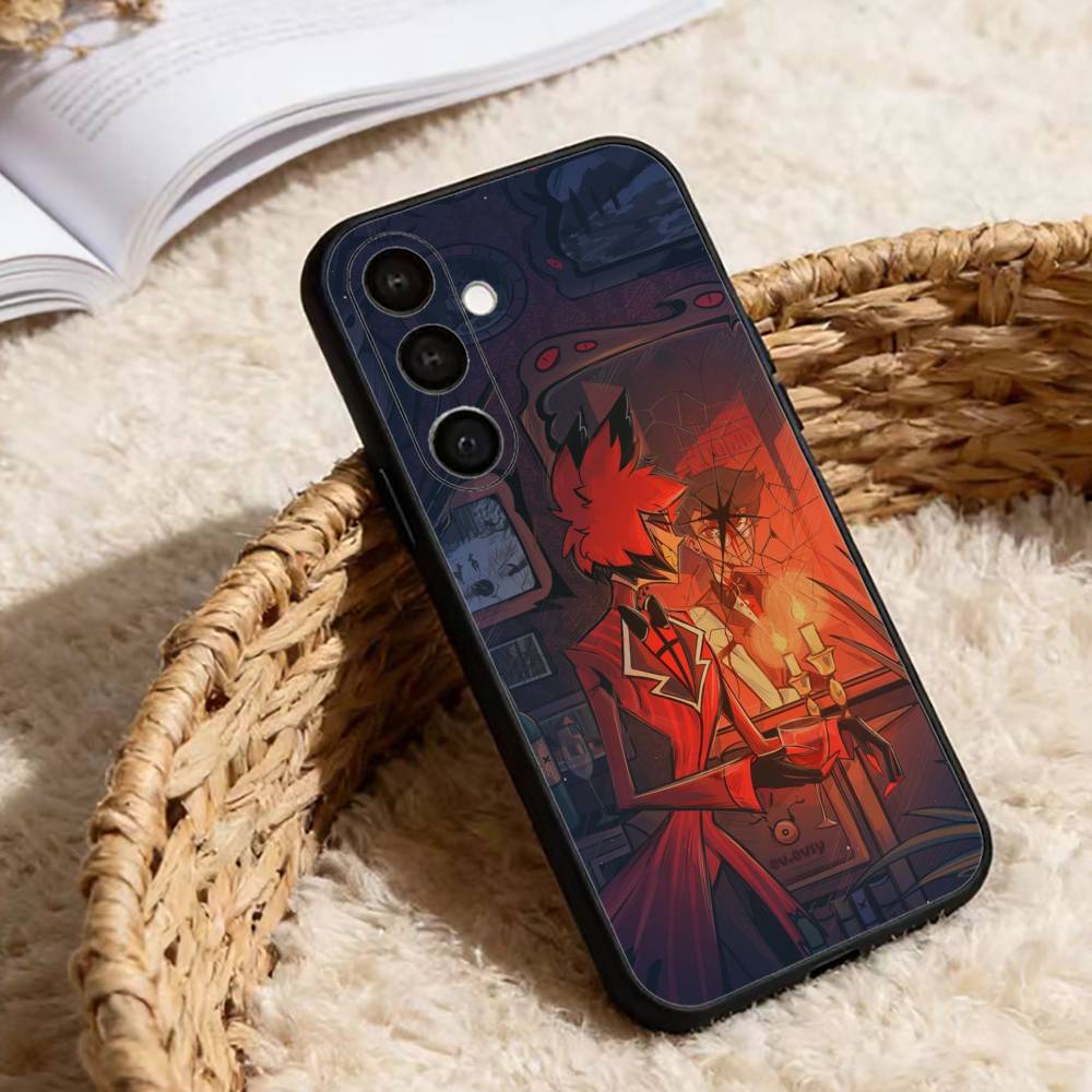 H-Hazbin H-Hotel Phone Case For Samsung Galaxy A91,80,73,72 ,71,53,52,32 ,31,22,21s,20,Soft Black Case
