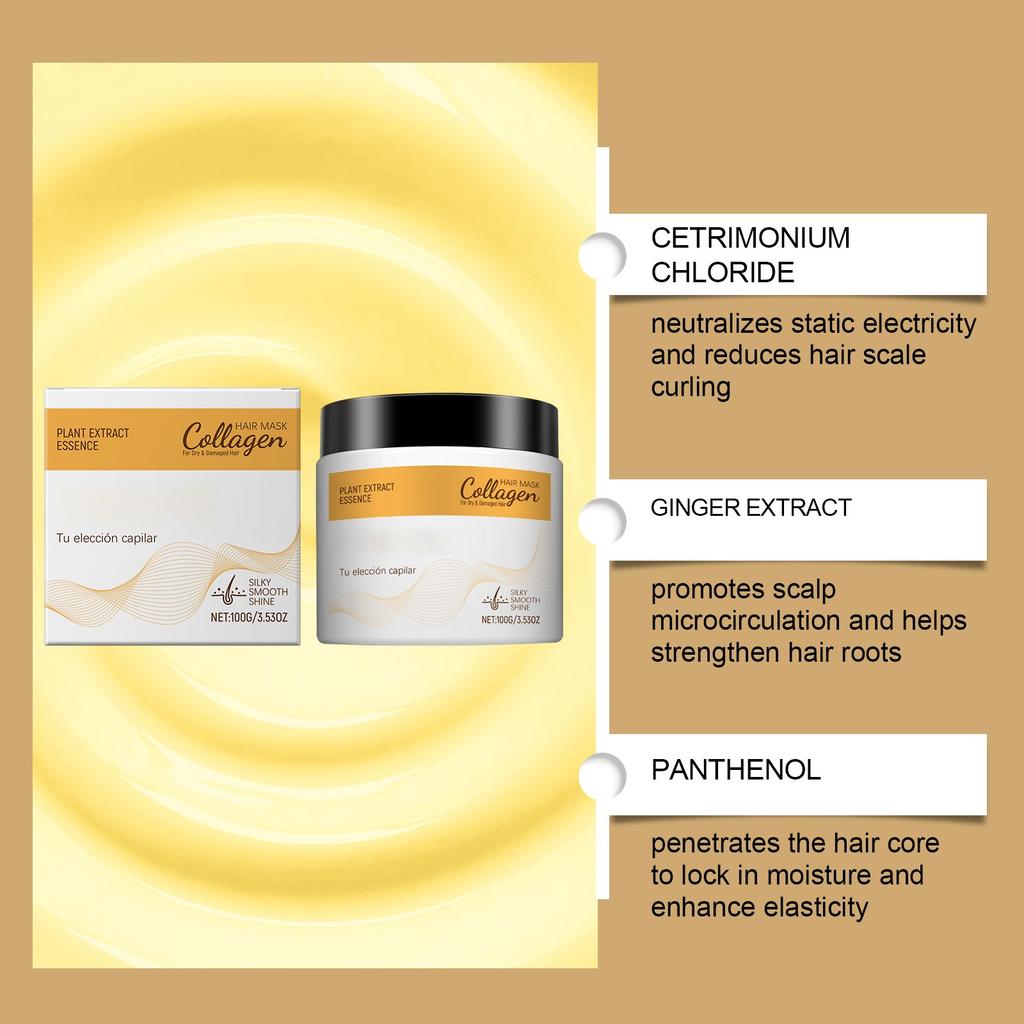 Mildly Moisturizing Care, Moisturizing And Softening Hair Mask To Improve Hair