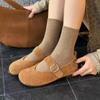 Fashion French Soft Sole Temperament Mary Jane Doudou Shoes Women's 2025 Autumn New Versatile Retro Slip-on Single Shoes