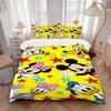 Mickey Mouse Friends Adventure Print 3Pcs Bedding Setduvet Cover With 2 Bedropillowcase Home Birthday Gift