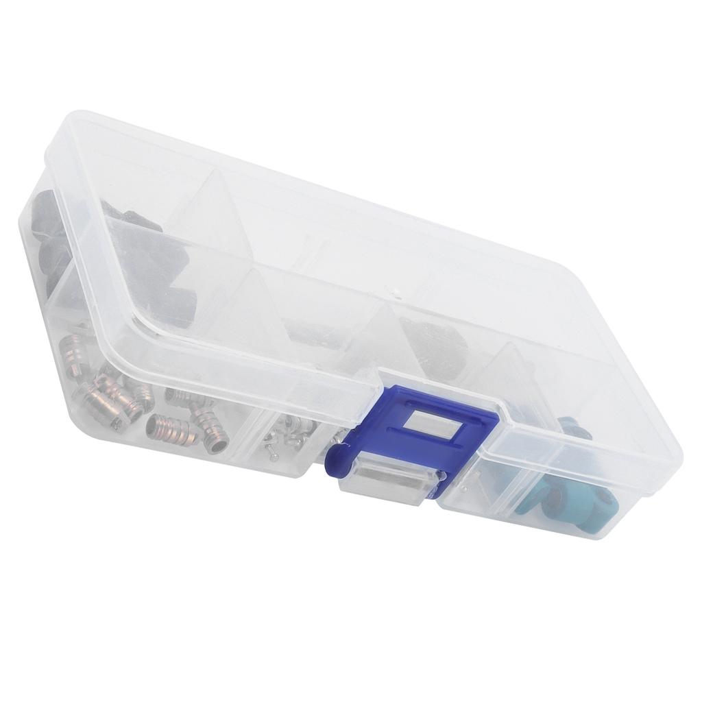 46PCS/Set Air Conditioner Valve Core Remover Tool A/C Repair Tool Gasket Set for R410/R22/R134a