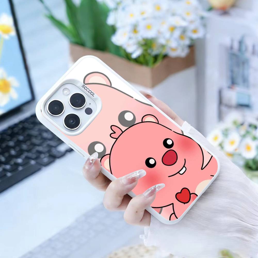Cute Cartoon L-loopy Phone Case For IPhone 16 17 15 14 12 13 Pro Max Black Color Shockproof Cover