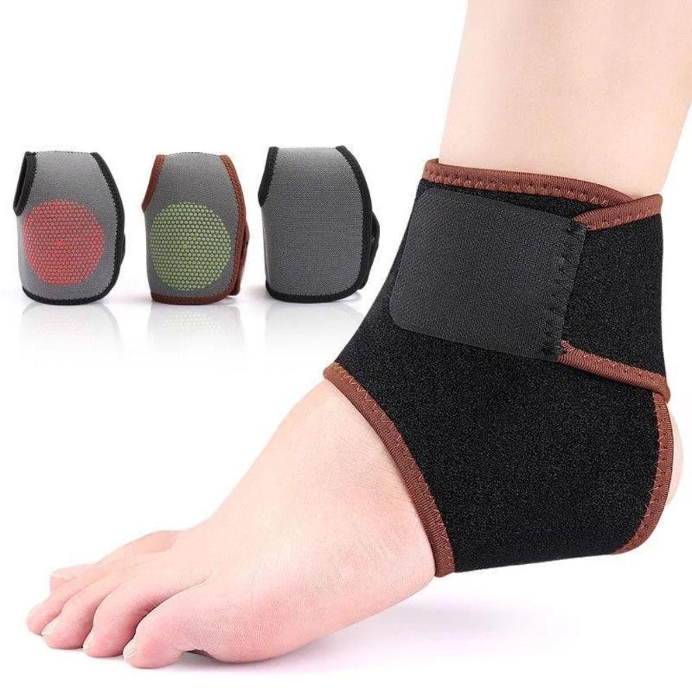 Magnetic Fiber Heel Brace Self-Heating Therapy Bandage Plantar Practical Elastic Guard