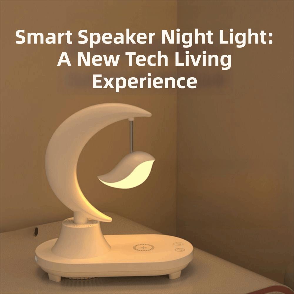 LED Light Music Night Light Bedside Use Ambient Light Bluetooth Night Light Children Gits Dimmer Function Wireless Charging Lamp