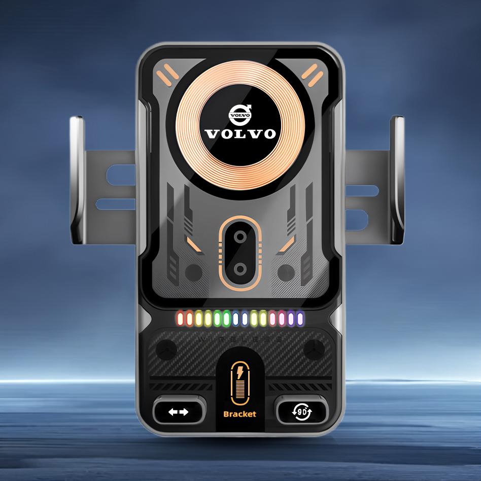 Car Phone Holder Wireless Charger Fixed Phone Holder Accessories For Volvo Xc60 Xc90 V40 V60 S60 V50 V90 S80 C40 XC40 V70 XC70