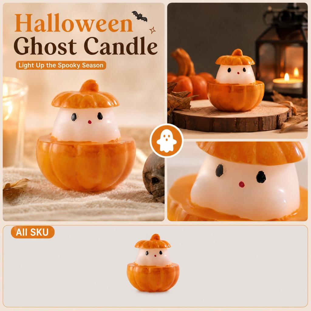 Halloween Scented Candle, Creative Candle For, Gift Idea