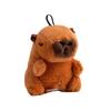 Chirping Bird Cat Toy Interactive Plush Sparrow Hedgehog Capybara Toy Simulation Animals Touch Activated Pet Toy for Indoor Cats