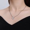 Minimalist Geometric White Shell Pendant Clavicle Chain Bracelet In High-Quality Titanium Steel