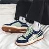 National Niche Hong Kong Style Leisure Sports Denim Canvas Low-top Board Shoes Breathable Thick-soled Heightening Autumn Shoes