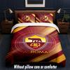 AS Roma Design Postel Povlečení 1 Povlak na přikrývku + 2 Povlaky na polštář Měkké Prodyšné Domácí Lůžkoviny