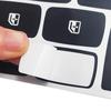 Black Vinyl Material Windows Button Decals Light Penetration Reduction