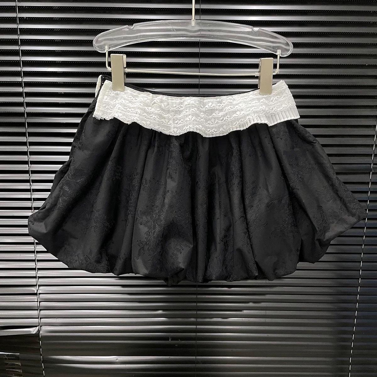 Spring 2026 Lace Embroidery Fashion Baseball Jacket Skirt Set Small короткой юбки