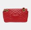 [Pre-Owned] Gucci GG Marmont Small Matelassé Shoulder Bag 'Red' - Very Good #1PW02BC