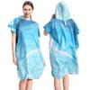 2025 Quick-Dry Hooded Swim Poncho with Zipper - Portable Bathrobe and Beach Towel