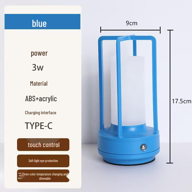 Creative Macaron Color LED Table Lamp: USB Rechargeable, Plug-in, Portable Camping & Cartoon Atmosphere Night Light