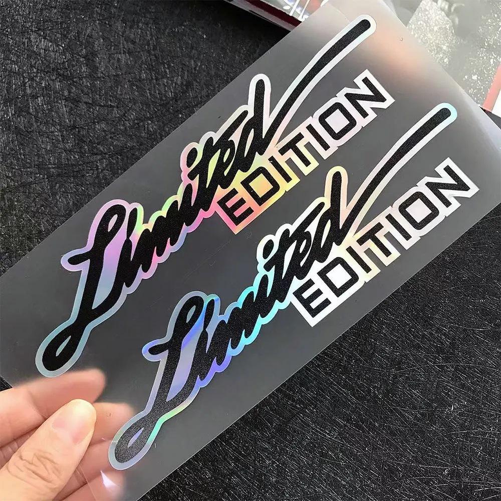Car Stickers Limited Edition Vinyl Decals - Laser Rainbow Finish, Creative Motorcycle and Car Styling Sticker
