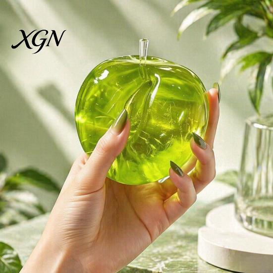 Kids Stress Ball Green Apples Ball, Slow Rising Soft Fidget Toy with Maltose Texture, High Squeeze Elastic Decompression Tool for Anxiety Relief,
