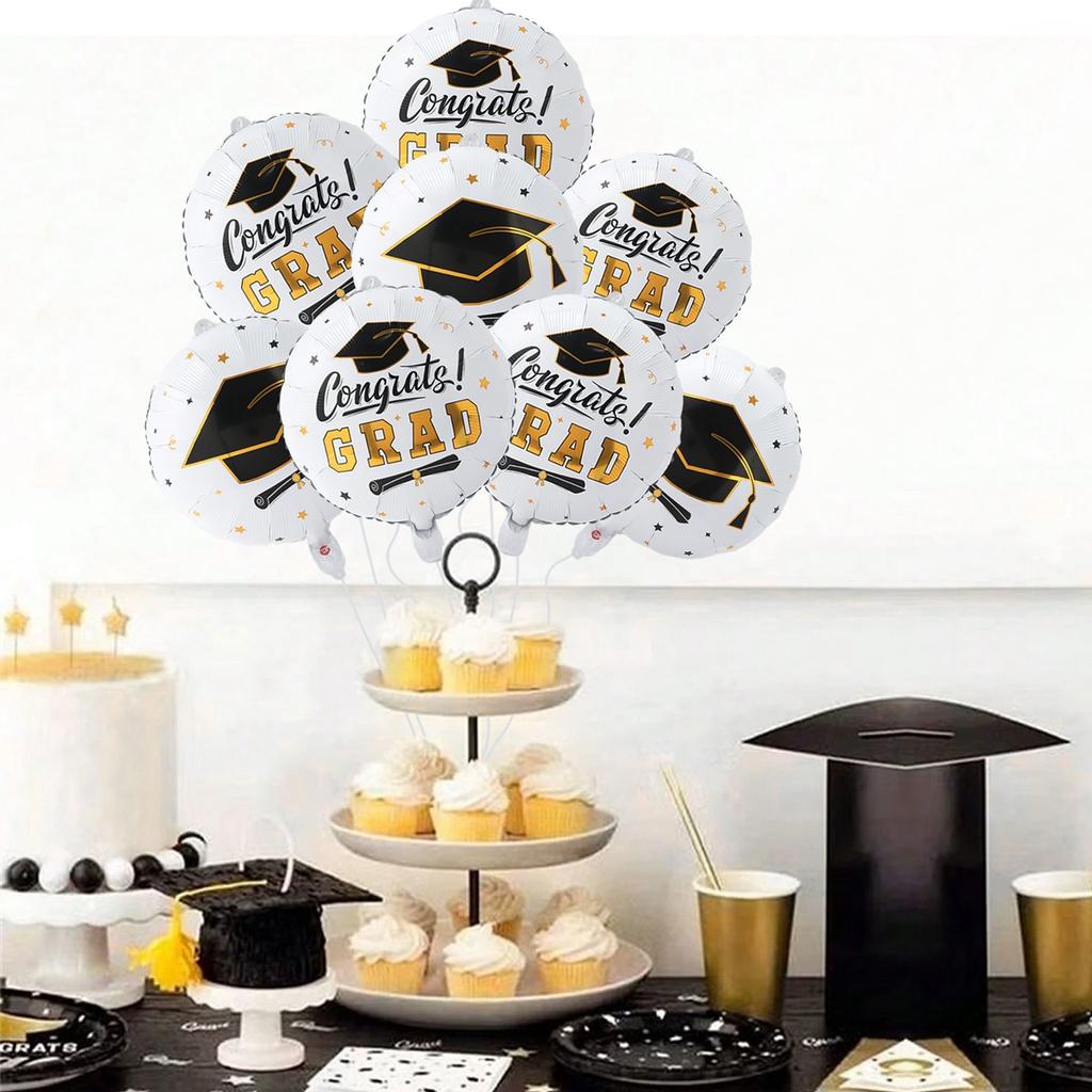 Graduation Balloon Bunch Graduation Party Decoration for Home Congrats Gard Balloons Set Class of 2025 Graduation Party Supplies