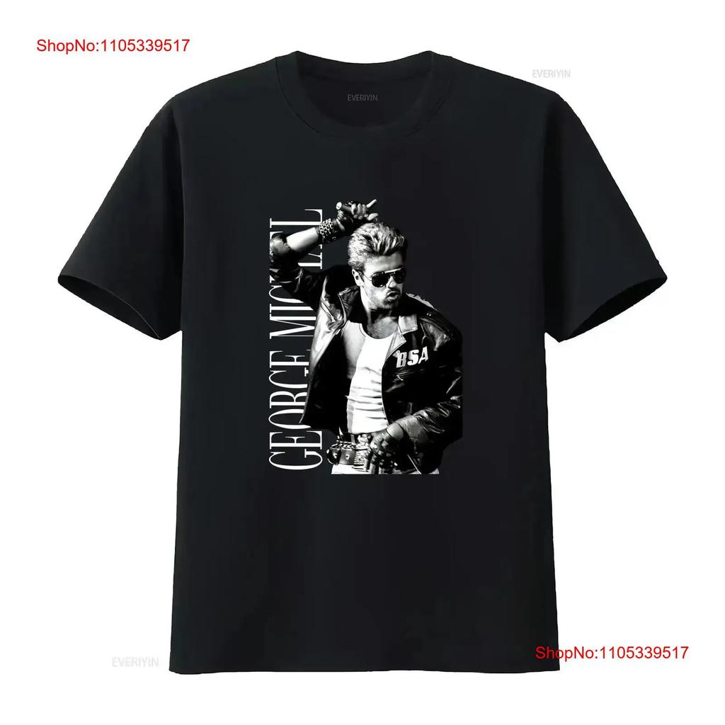 George Michael Funny Men All Size T Shirt 1DS340 vintage Washed Soft streetwear Casual For Ever