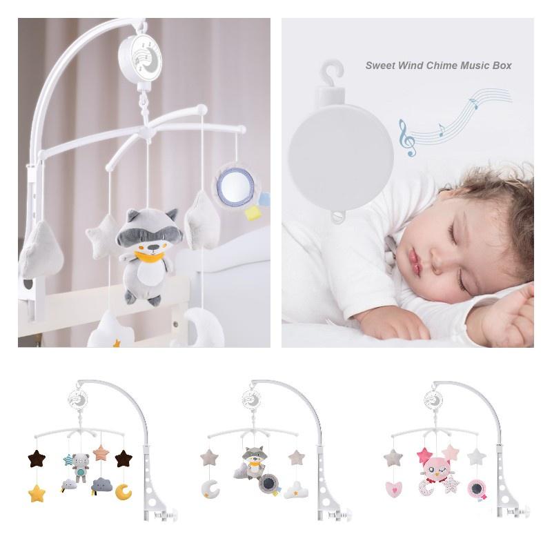 Baby Bett Mobile Spielzeug Drehendes Musikalisches Krippenrassel Für 0-1 Jährige Keine Batterie Erforderlich China Hersteller