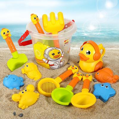 Sandspielzeug für Kinder, Kinderspiel-Wasserspielzeug, Strandbox-Set, Sandeimer, Sommer-Wasserspaß, Strandeimer, Hobbys, Geschenke für Kinder