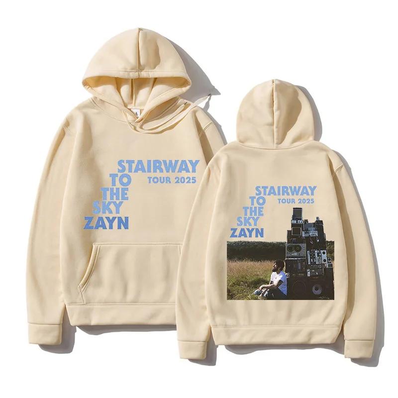 Männer Frauen Startway To The Sky Zayn Hoodie Grafikdruck Sweatshirt Herbst Winter Große Pullover Winddichte Unisex Casual Hoodies