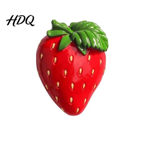 Metal Surfaces Decorative Magnets 3D Simulated Fruit Refrigerator Magnet Resin Shape Fridge Office Cabinet Memo Holders Theme Decoration for Kitchen
