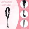 1PC Drawstring, Satin, Hairband, Extra Long, Fashion, Simulated Silk, Premium, Headpiece, African Puff Adjustable Headband