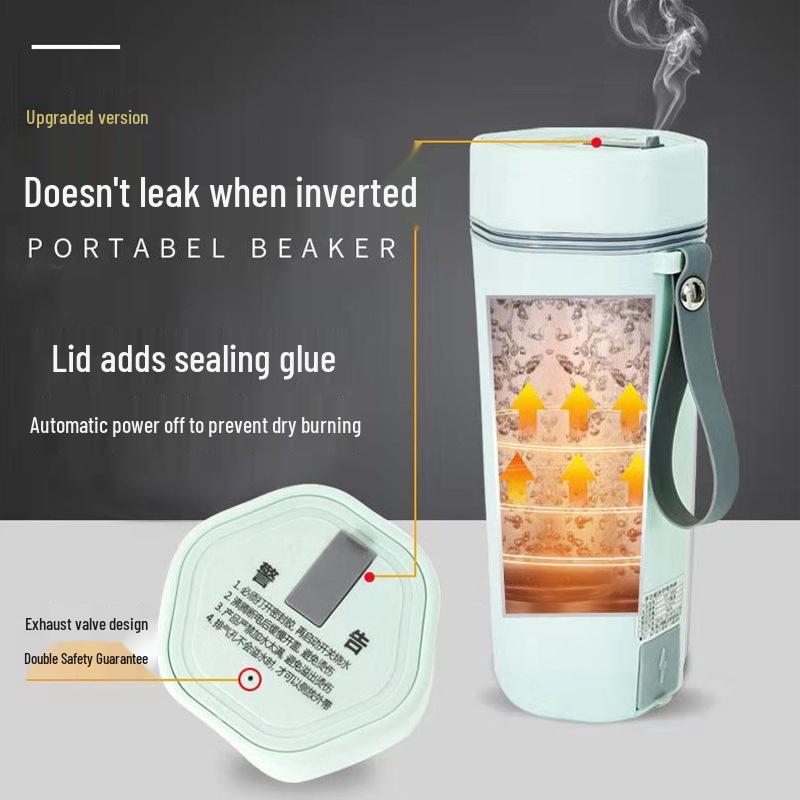 

Портативный электрический дорожный чайник с подогревом, с термосом и функцией поддержания постоянной температуры National Standard белый