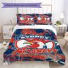 Sydney Red & White Eagles Pattern Bedding,Quilt Set Quilt Cover Pillowcase Home Birthday Gift (1*duvet Cover+2*pillowcase,without core)ZSJT0917400