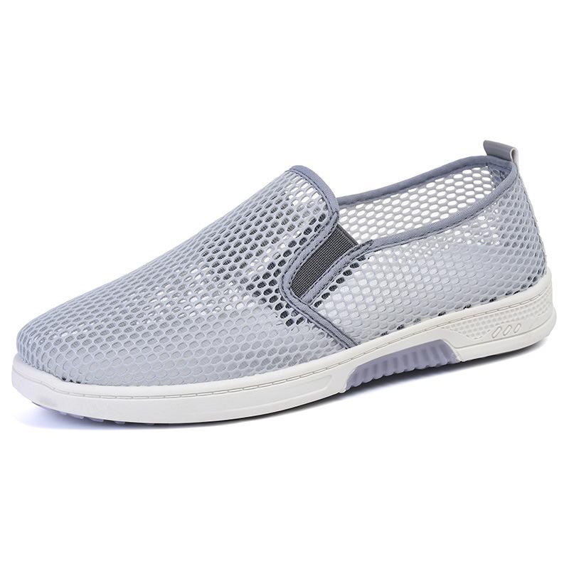 Men s Breathable Slip-On Mesh Shoes - Summer 2025 Casual Fisherman Style 43