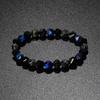 Facted Obsidian Hematite Tiger Eye Bracelets for Magnetic Health Protection Soul Jewelry Nature Stone Beads Bracelet Men Pulsera